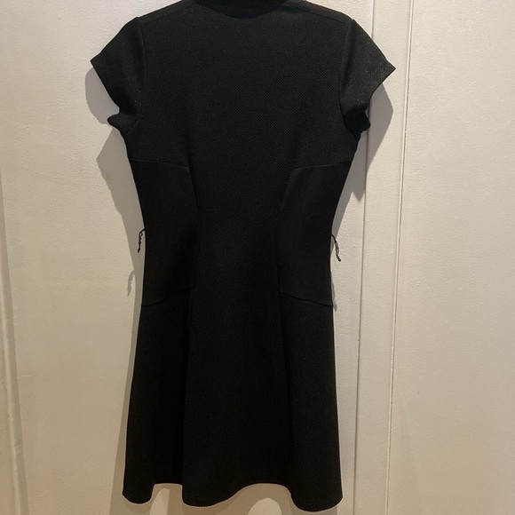 Little black buttoned dress Terra Nostra with belt size small - Picture 6 of 15